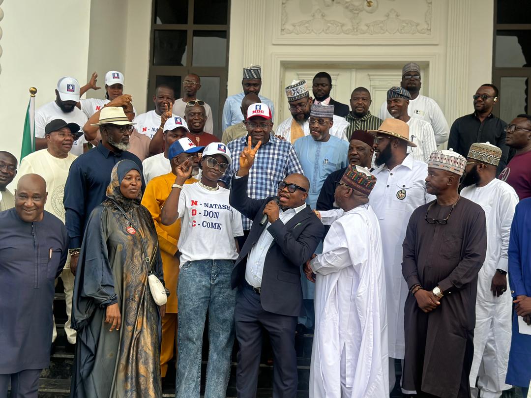 The political atmosphere ahead of the 2027 general elections intensified on Wednesday as the National Leader of the Nigeria Democratic Congress (NDC), Senator Seriake Dickson, formally received a fresh wave of defectors into the party, including former Deputy Governor of Gombe State, John Lazarus Yoriyo, two members of the Edo State House of Assembly, and other political leaders and supporters from Edo State.