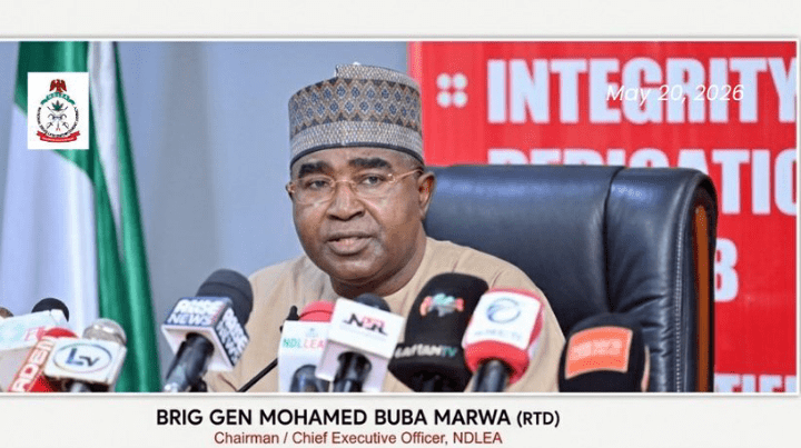 Chairman and Chief Executive Officer of the agency, Brigadier General Mohamed Buba Marwa (retd.)