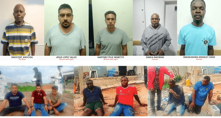 The National Drug Law Enforcement Agency (NDLEA) has dismantled a multi-billion-naira transnational methamphetamine syndicate involving Nigerian and Mexican operatives, in what authorities described as a major victory against organized criminal enterprises threatening Nigeria’s economy and national security.