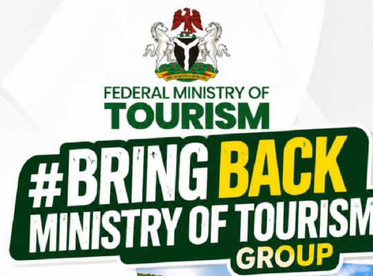 Tourism industry stakeholders have intensified calls for the restoration of a stand-alone Ministry of Tourism, saying the sector remains one of Nigeria’s most underutilized economic assets despite its immense capacity to generate employment, attract investment and contribute significantly to national economic growth.