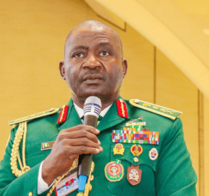 Minister of Defence, General Christopher Gwabin Musa retired