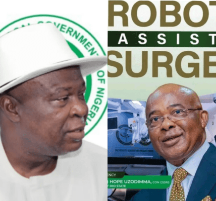 Imo Enters New Healthcare Era As ALGON Applauds Uzodimma Over Robotic Surgery Breakthrough