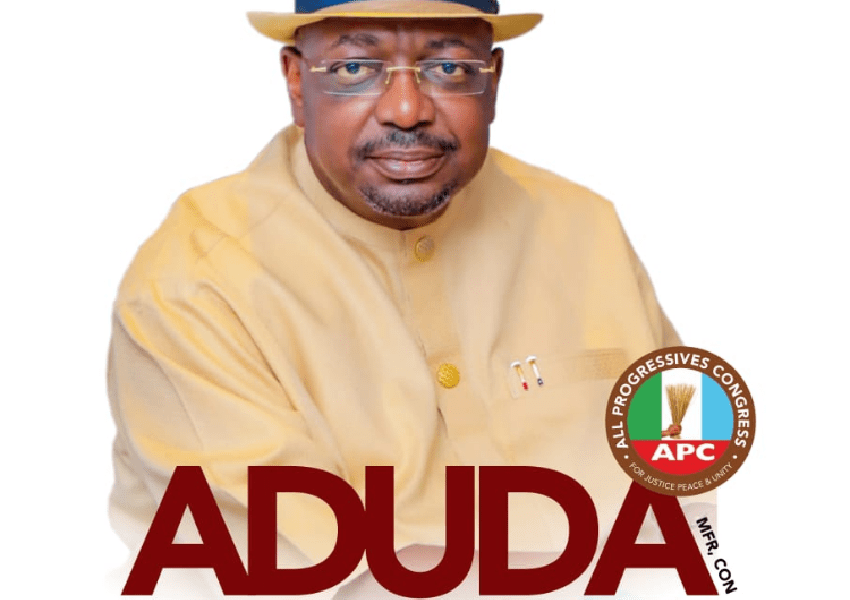 Senator Philip Aduda Posters Flood FCT As Group Declares Opposition Nowhere to Be Found